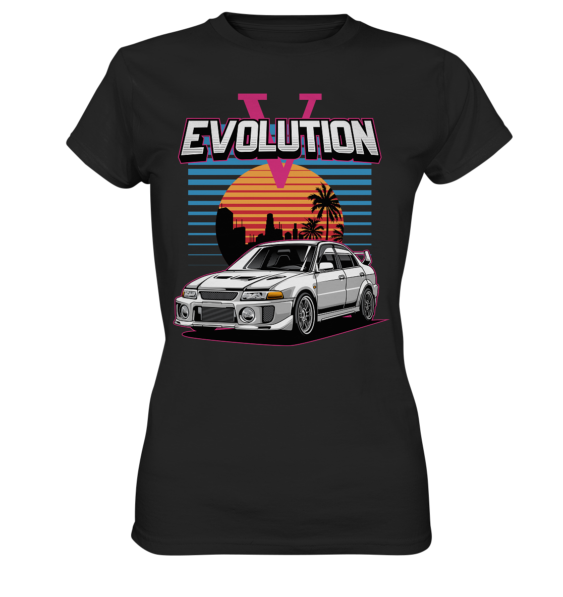 Retro Evo V - Ladies Premium Shirt