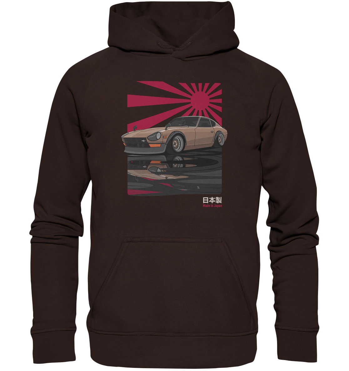 240Z Rising Sun - Basic Unisex Hoodie - MotoMerch.de