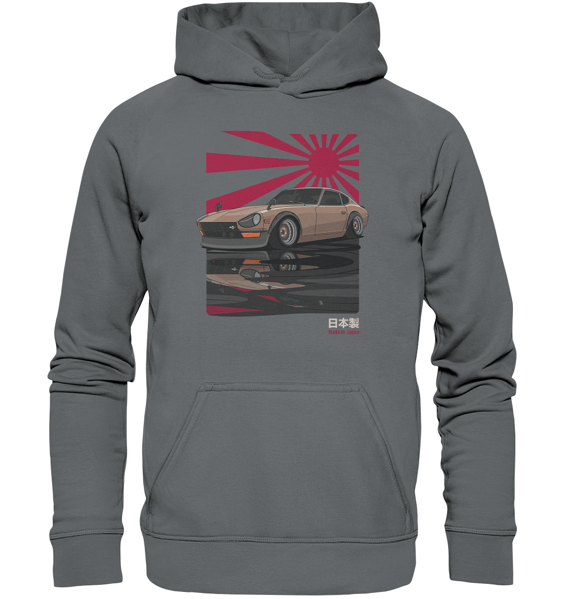 240Z Rising Sun - Basic Unisex Hoodie - MotoMerch.de