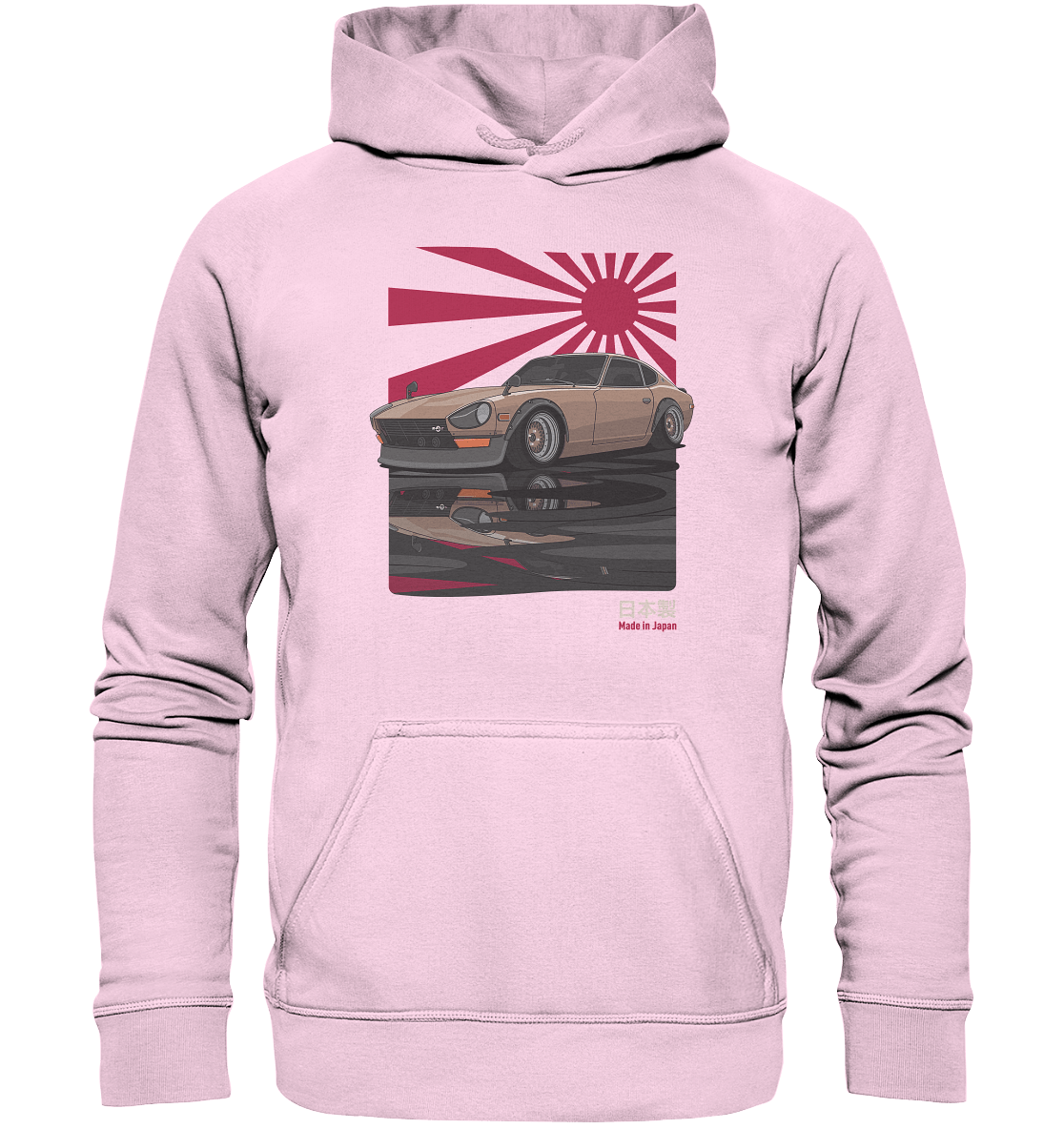 240Z Rising Sun - Basic Unisex Hoodie - MotoMerch.de