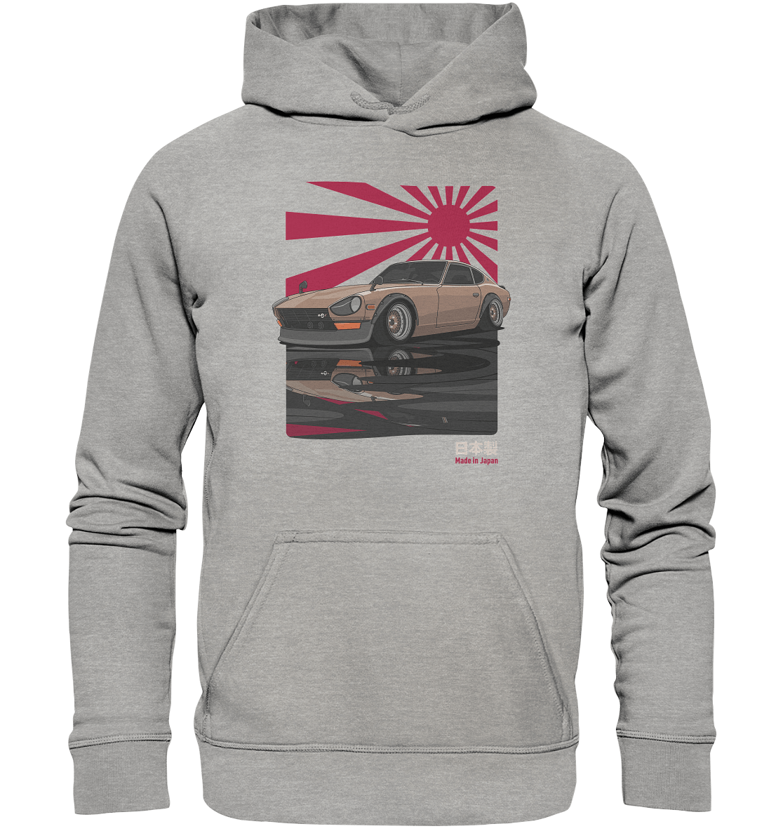 240Z Rising Sun - Basic Unisex Hoodie - MotoMerch.de