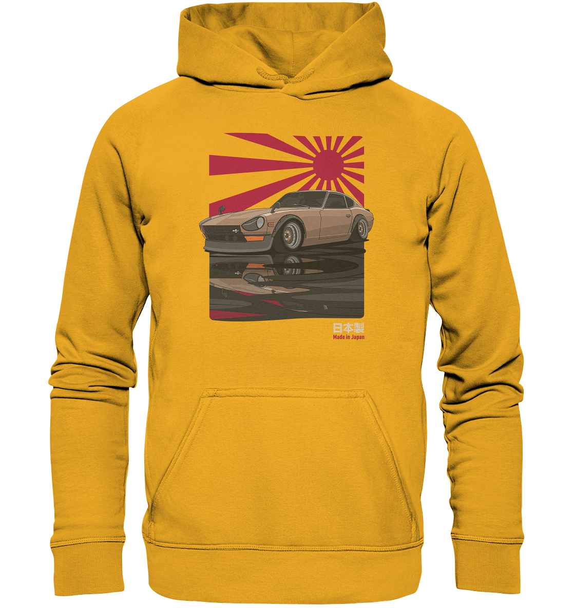240Z Rising Sun - Basic Unisex Hoodie - MotoMerch.de