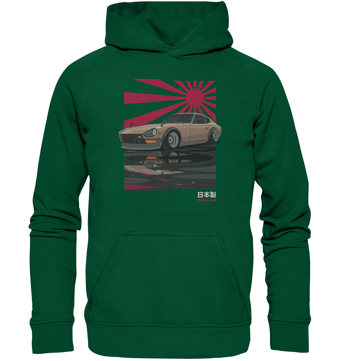 240Z Rising Sun - Basic Unisex Hoodie - MotoMerch.de