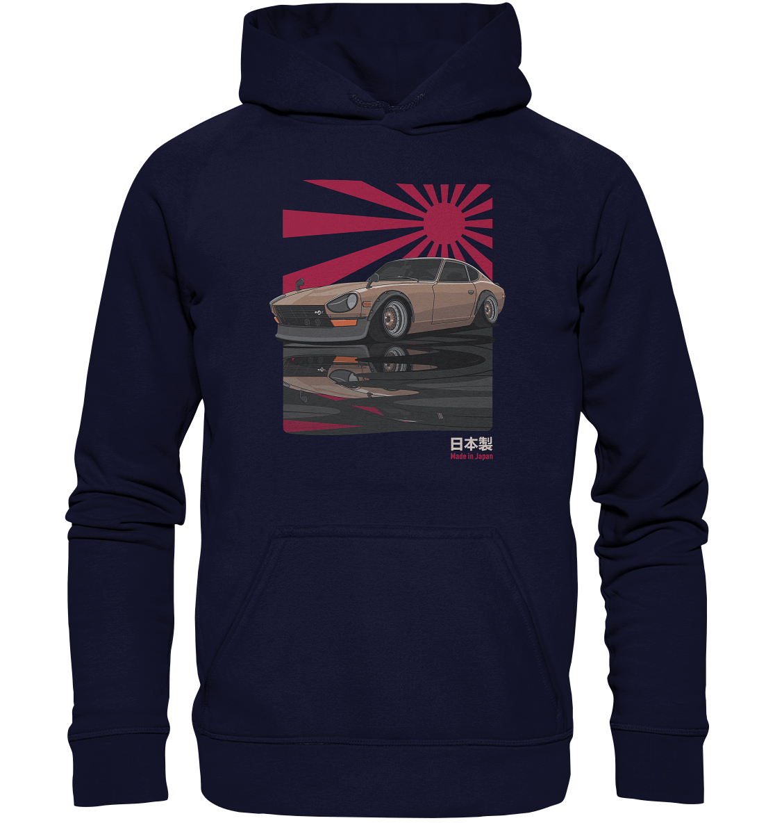 240Z Rising Sun - Basic Unisex Hoodie XL - MotoMerch.de