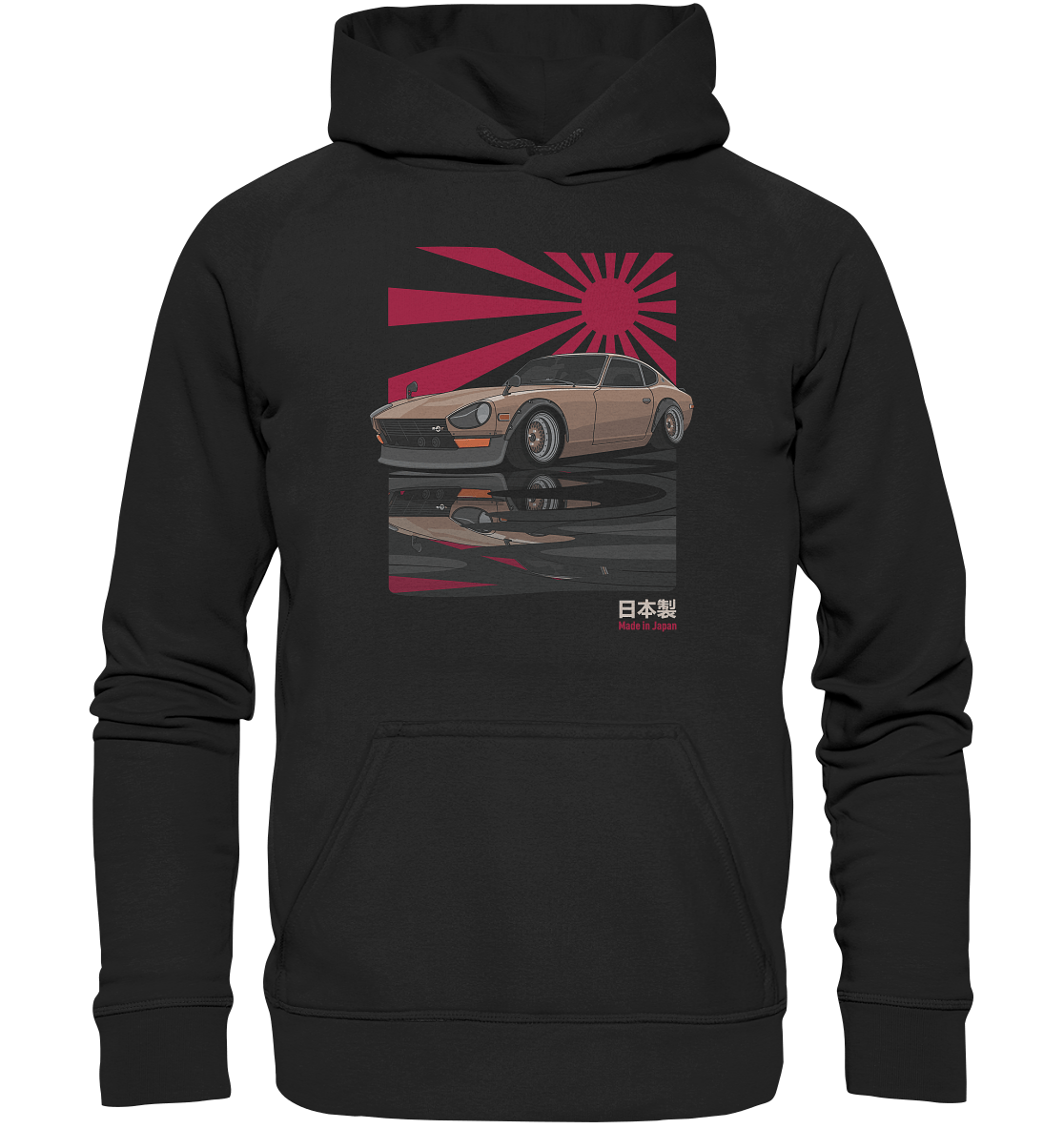 240Z Rising Sun - Basic Unisex Hoodie XL - MotoMerch.de