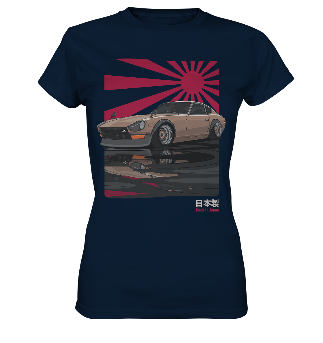 240Z Rising Sun - Ladies Premium Shirt - MotoMerch.de