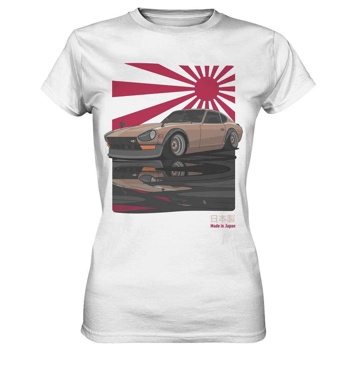 240Z Rising Sun - Ladies Premium Shirt - MotoMerch.de
