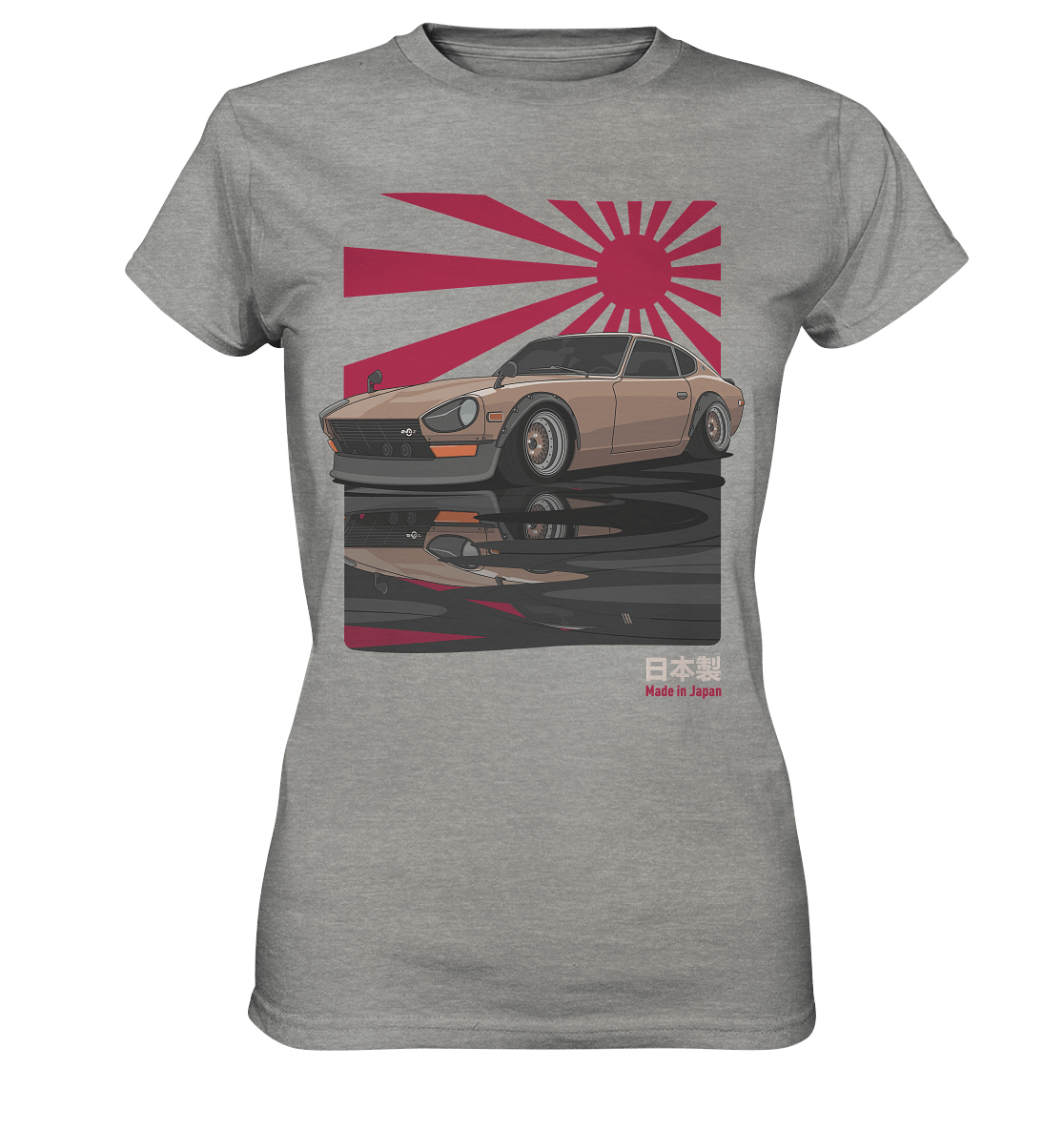 240Z Rising Sun - Ladies Premium Shirt - MotoMerch.de