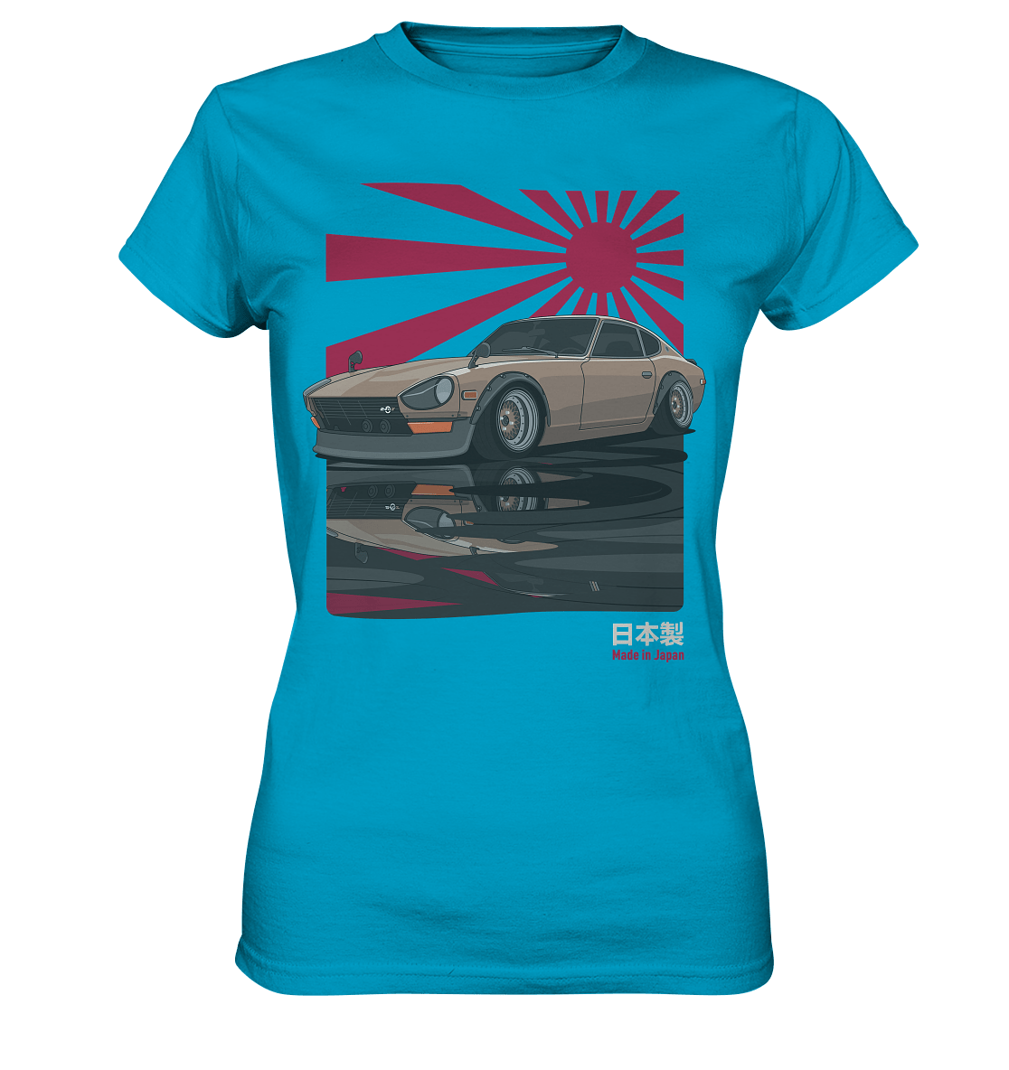 240Z Rising Sun - Ladies Premium Shirt - MotoMerch.de