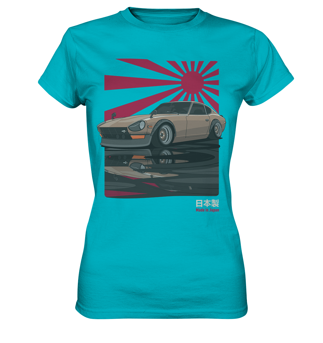 240Z Rising Sun - Ladies Premium Shirt - MotoMerch.de