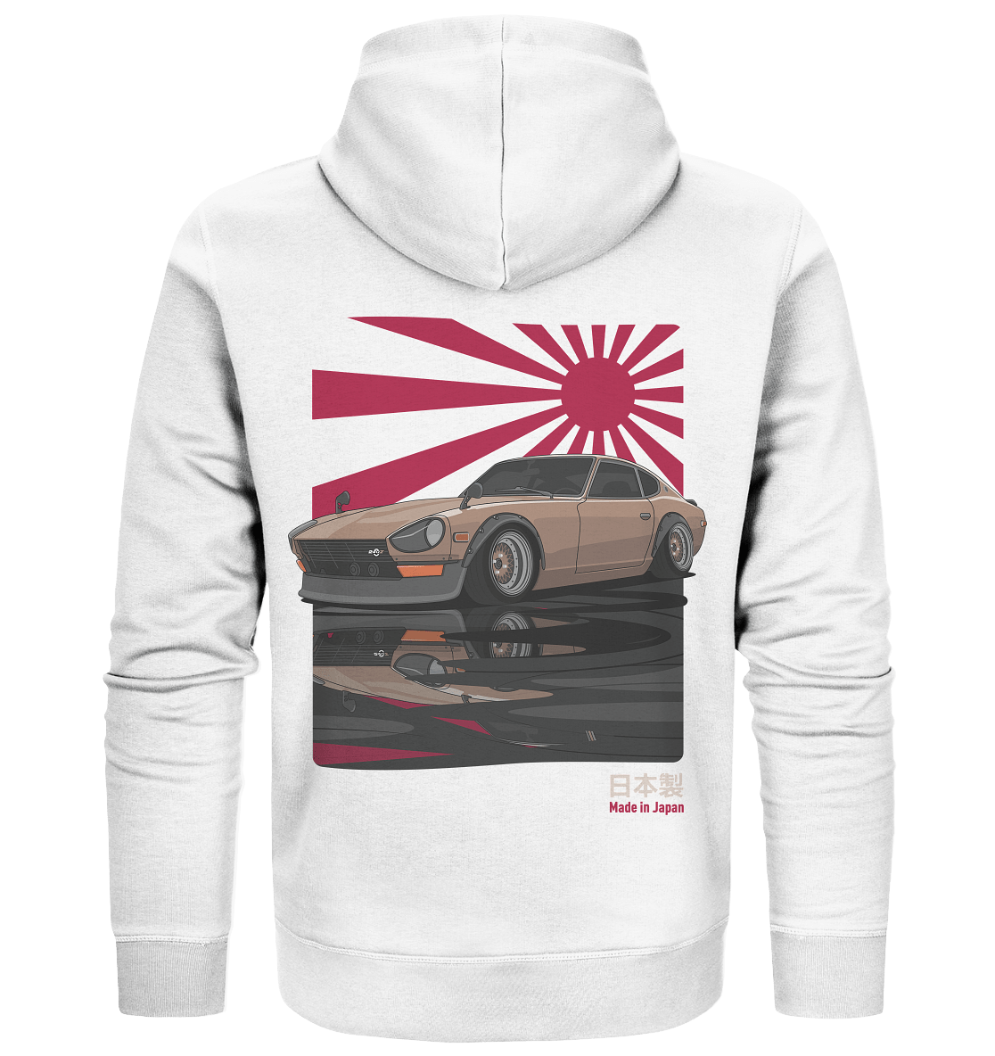240Z Rising Sun - Organic Zipper - MotoMerch.de