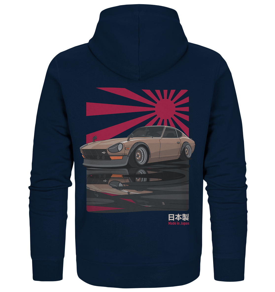 240Z Rising Sun - Organic Zipper - MotoMerch.de
