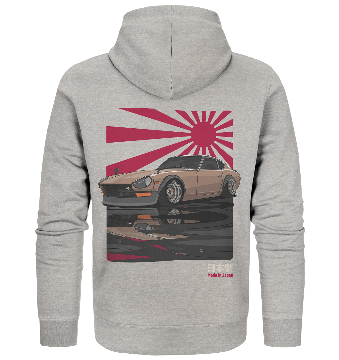 240Z Rising Sun - Organic Zipper - MotoMerch.de
