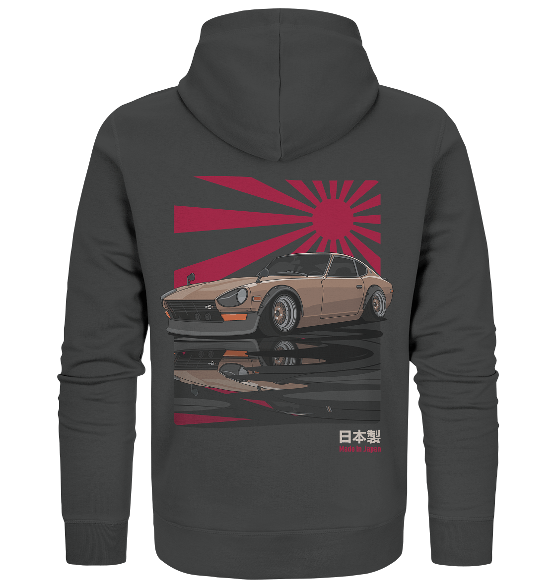 240Z Rising Sun - Organic Zipper - MotoMerch.de