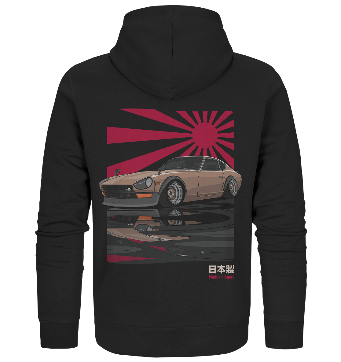 240Z Rising Sun - Organic Zipper - MotoMerch.de