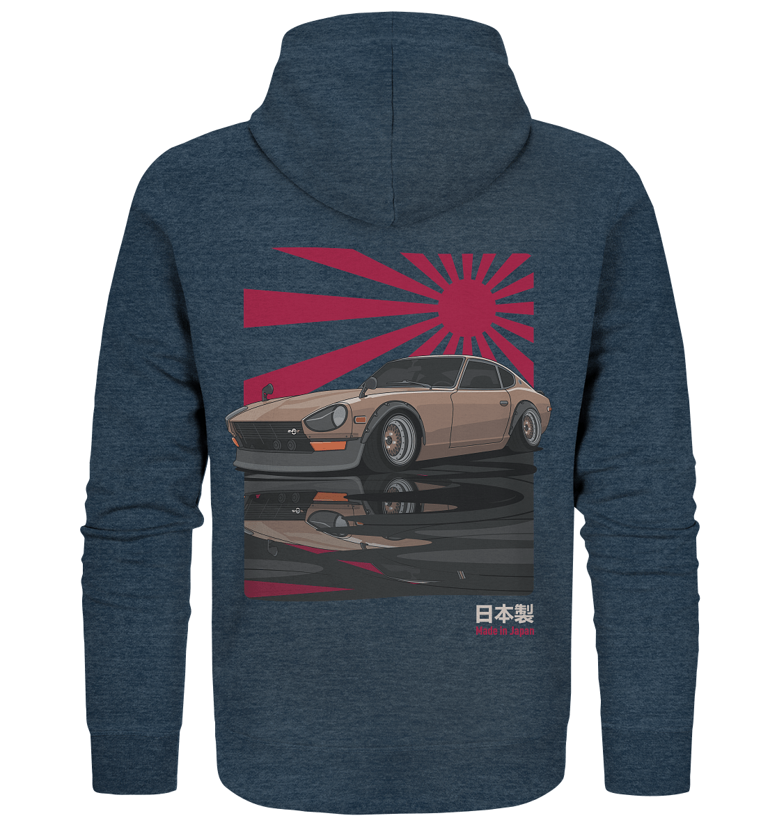 240Z Rising Sun - Organic Zipper - MotoMerch.de