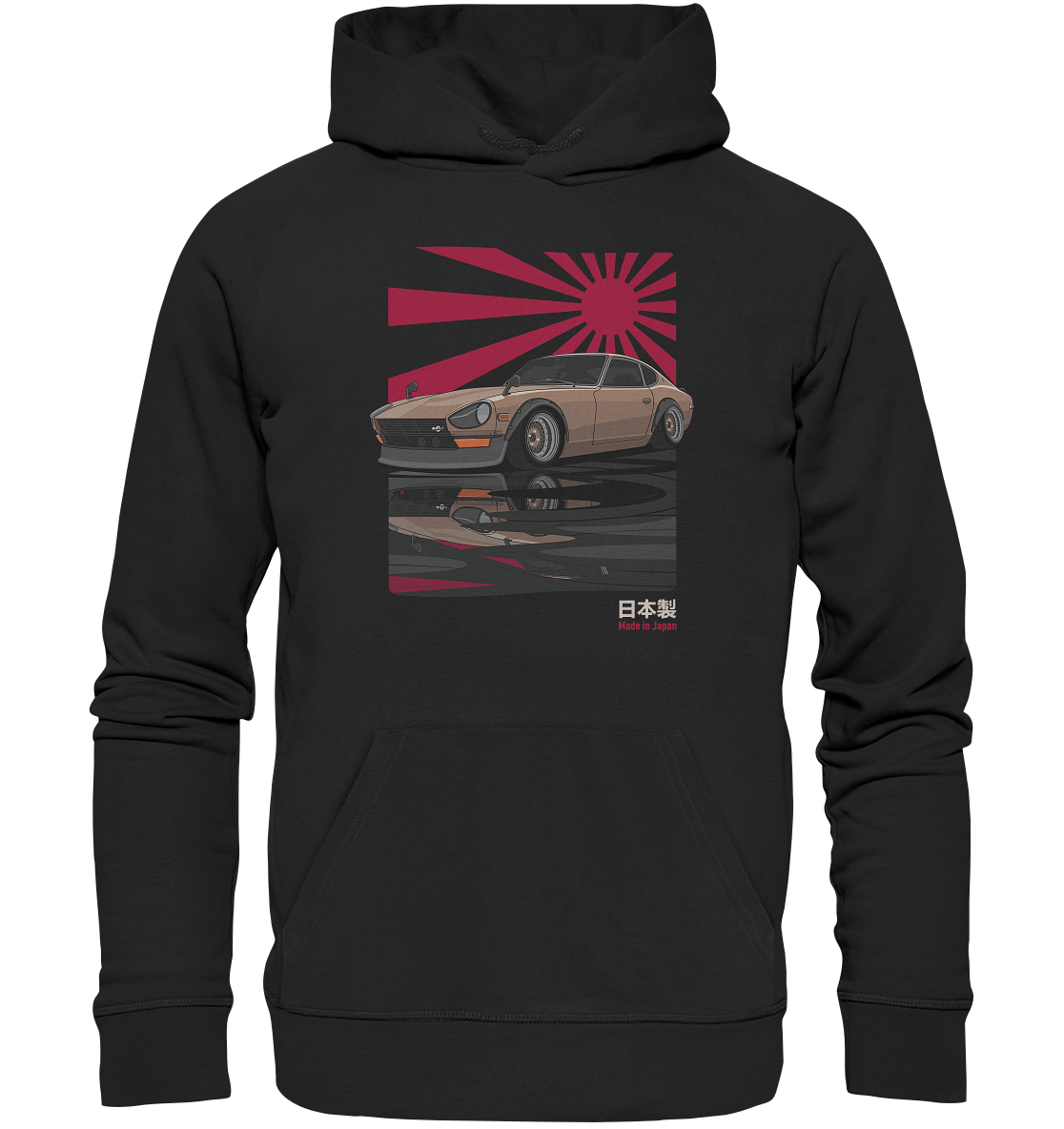 240Z Rising Sun - Premium Unisex Hoodie - MotoMerch.de