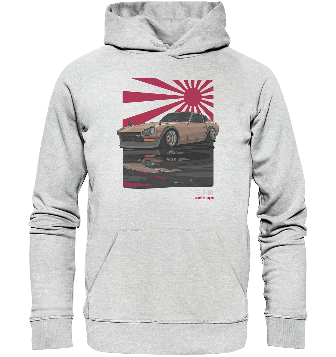 240Z Rising Sun - Premium Unisex Hoodie - MotoMerch.de