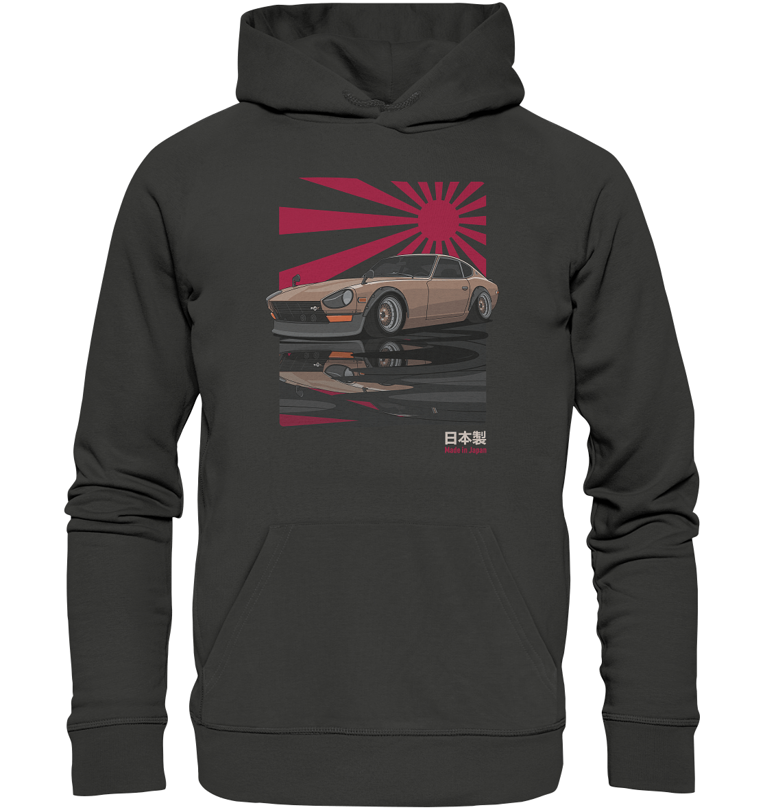 240Z Rising Sun - Premium Unisex Hoodie - MotoMerch.de