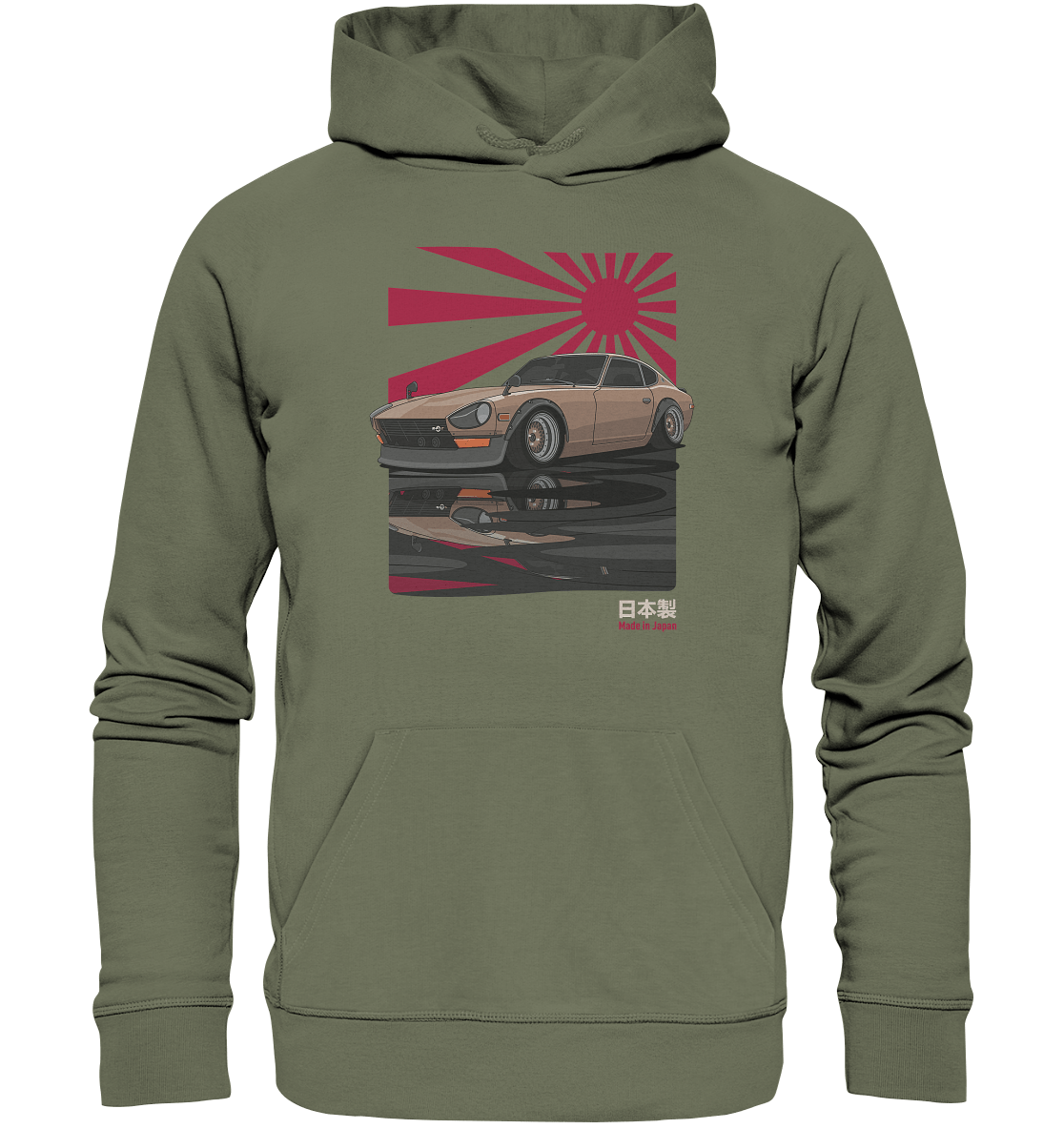 240Z Rising Sun - Premium Unisex Hoodie - MotoMerch.de