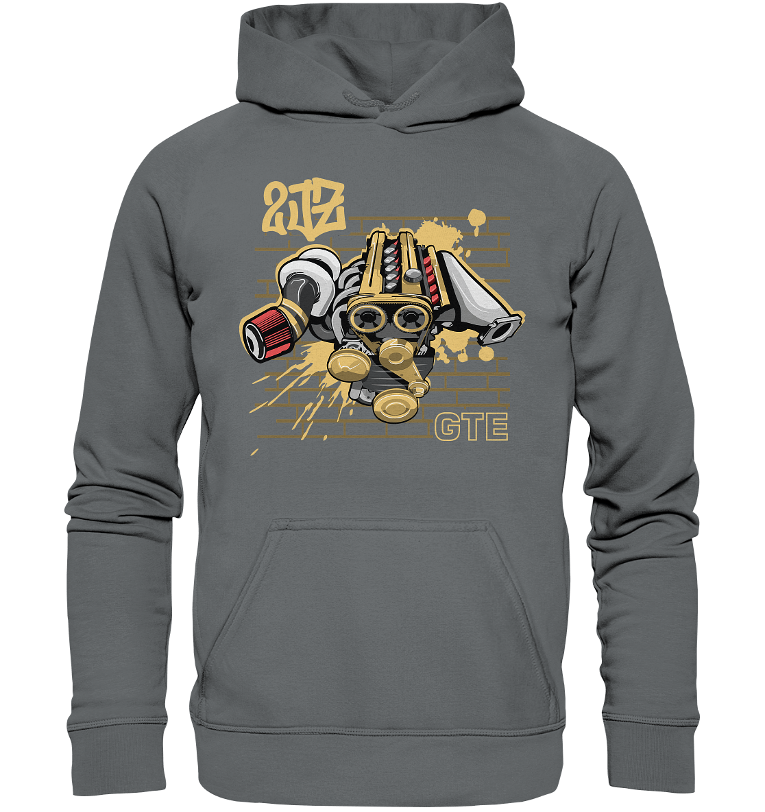 2JZ GTE - Basic Unisex Hoodie - MotoMerch.de