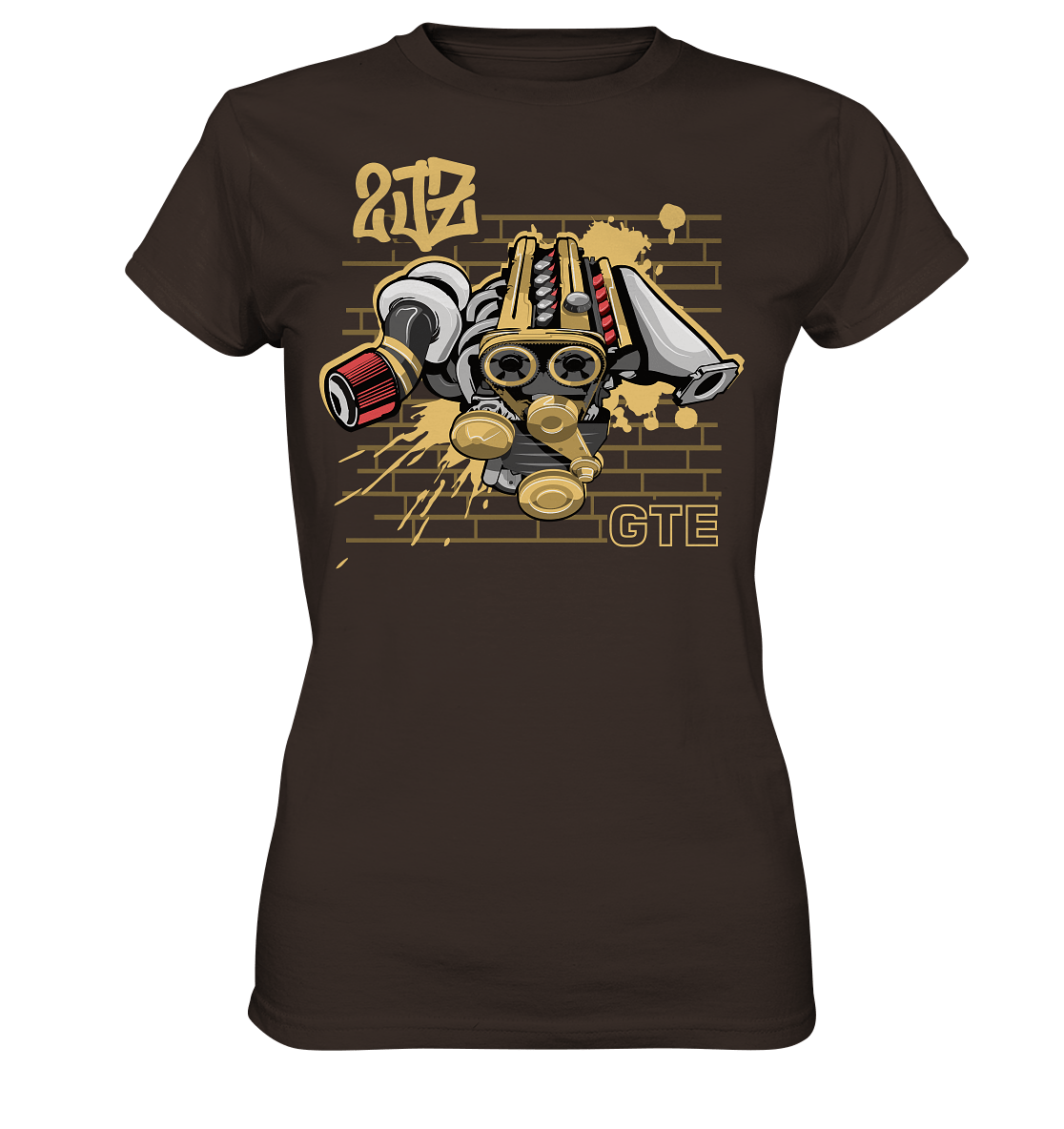 2JZ GTE - Ladies Premium Shirt - MotoMerch.de