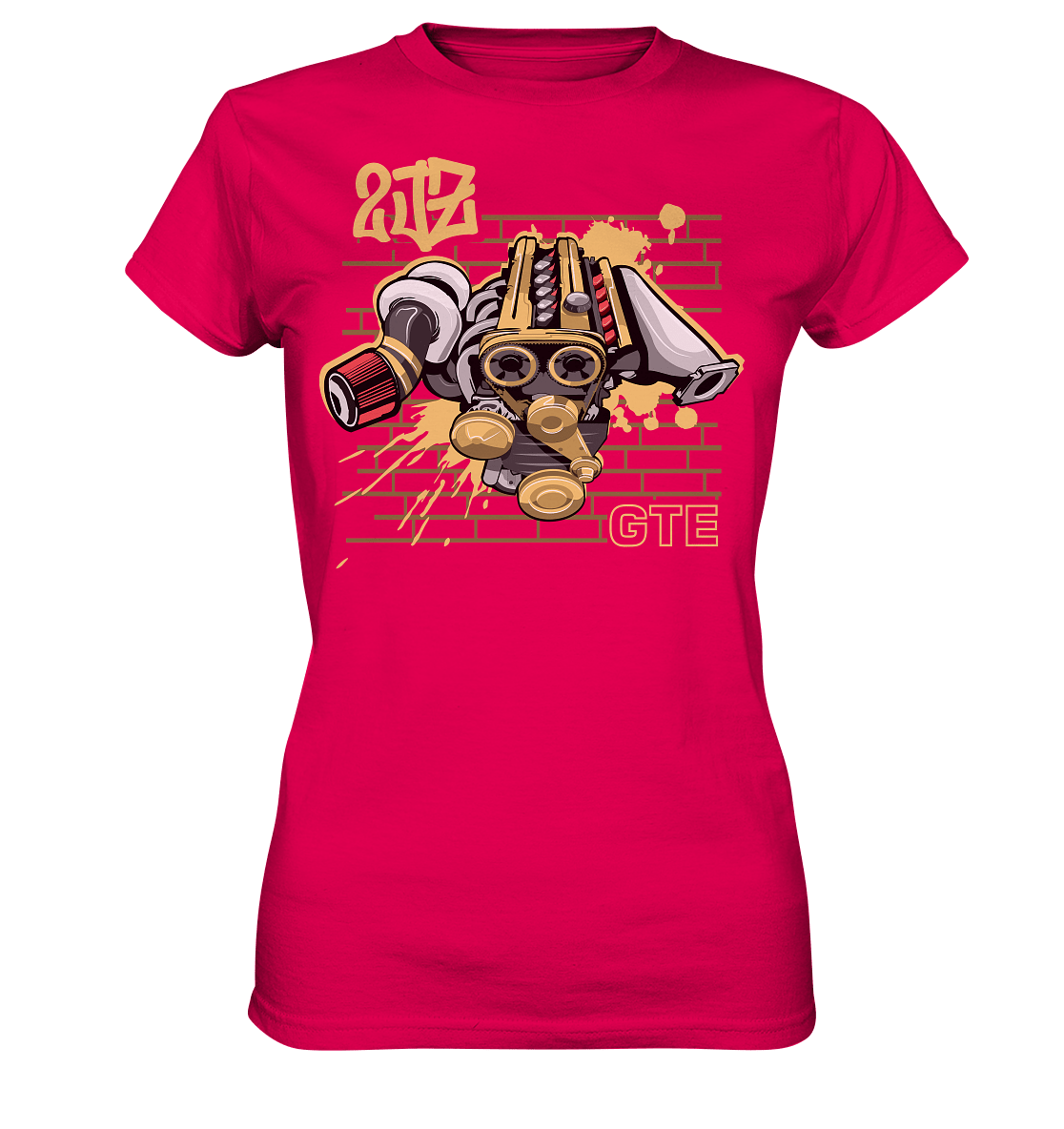 2JZ GTE - Ladies Premium Shirt - MotoMerch.de