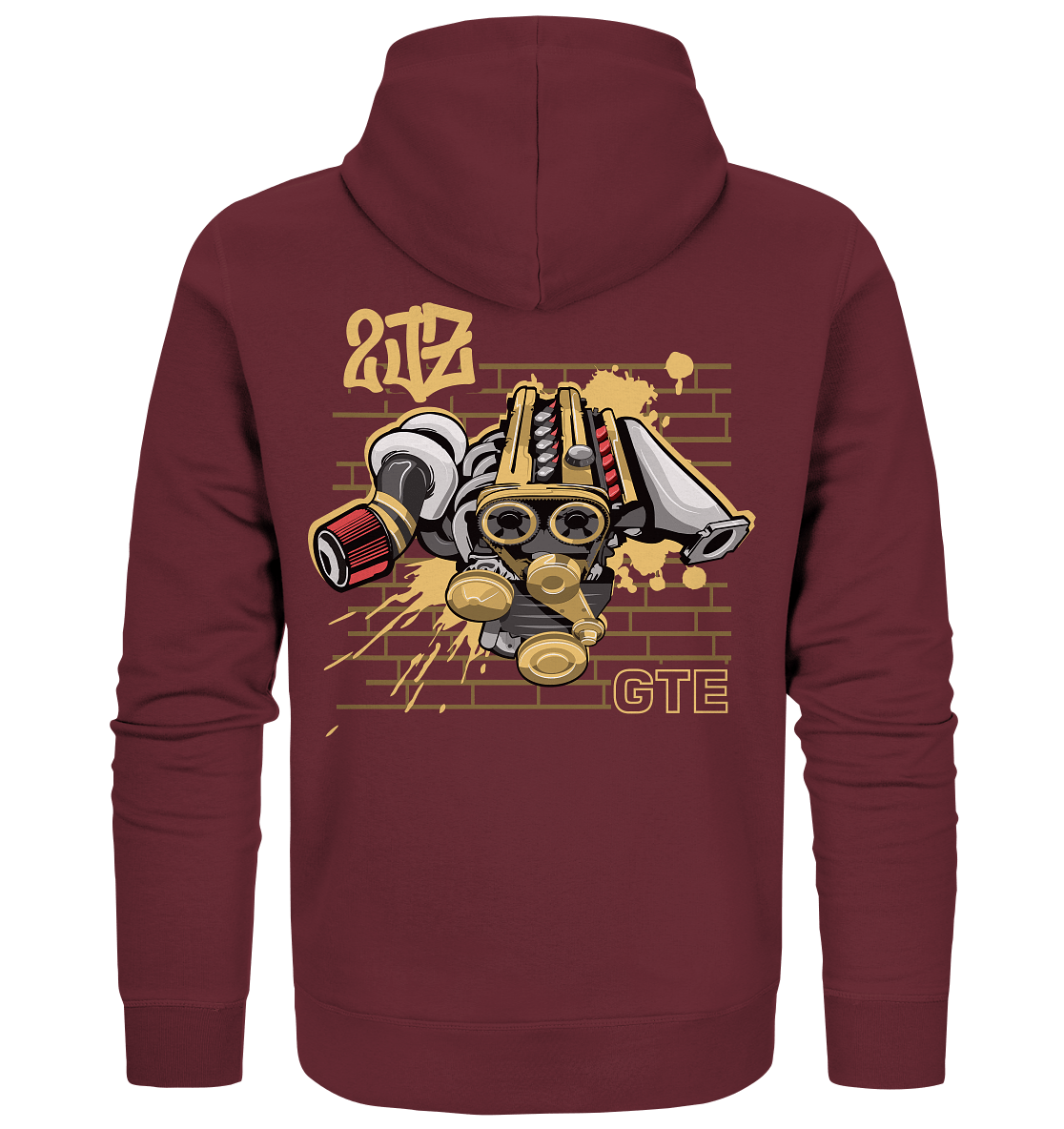 2JZ GTE - Organic Zipper - MotoMerch.de