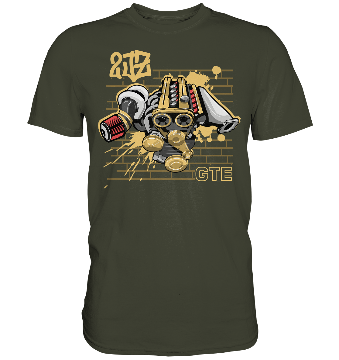 2JZ GTE - Premium Shirt - MotoMerch.de