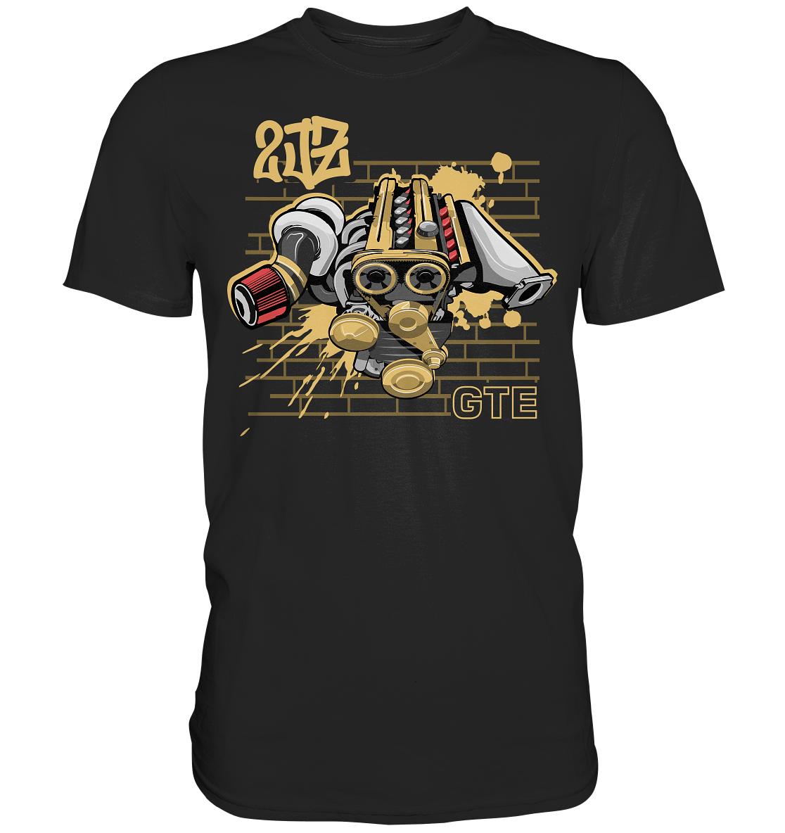 2JZ GTE - Premium Shirt - MotoMerch.de