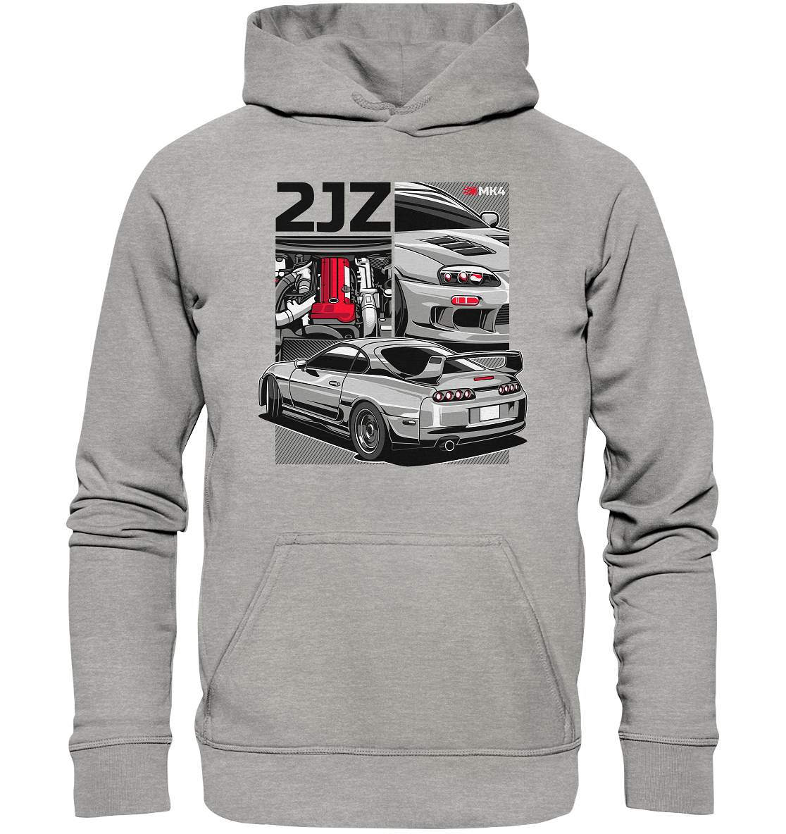 2JZ Supra - Basic Unisex Hoodie - MotoMerch.de