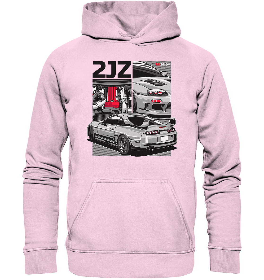 2JZ Supra - Basic Unisex Hoodie - MotoMerch.de