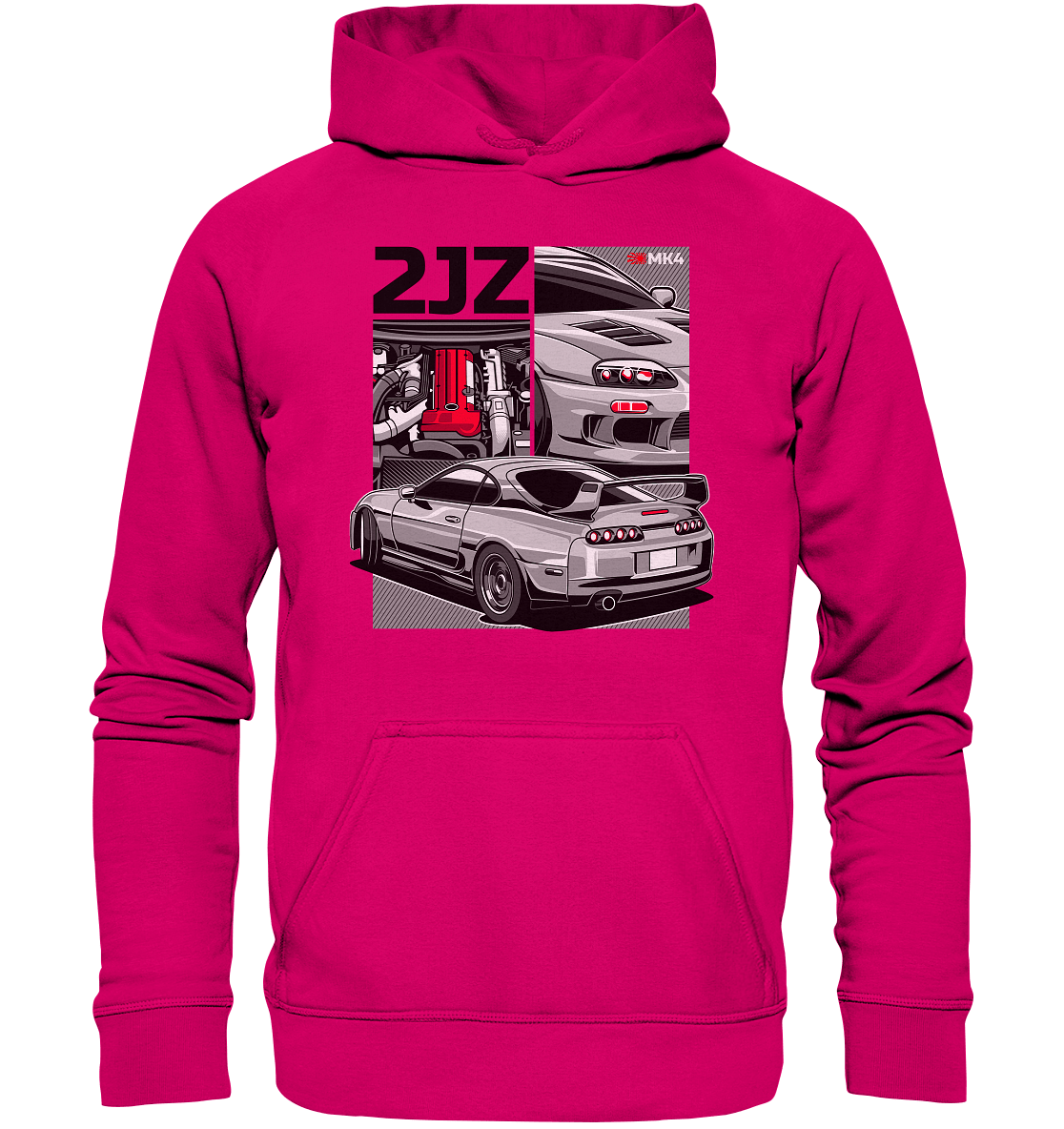 2JZ Supra - Basic Unisex Hoodie - MotoMerch.de