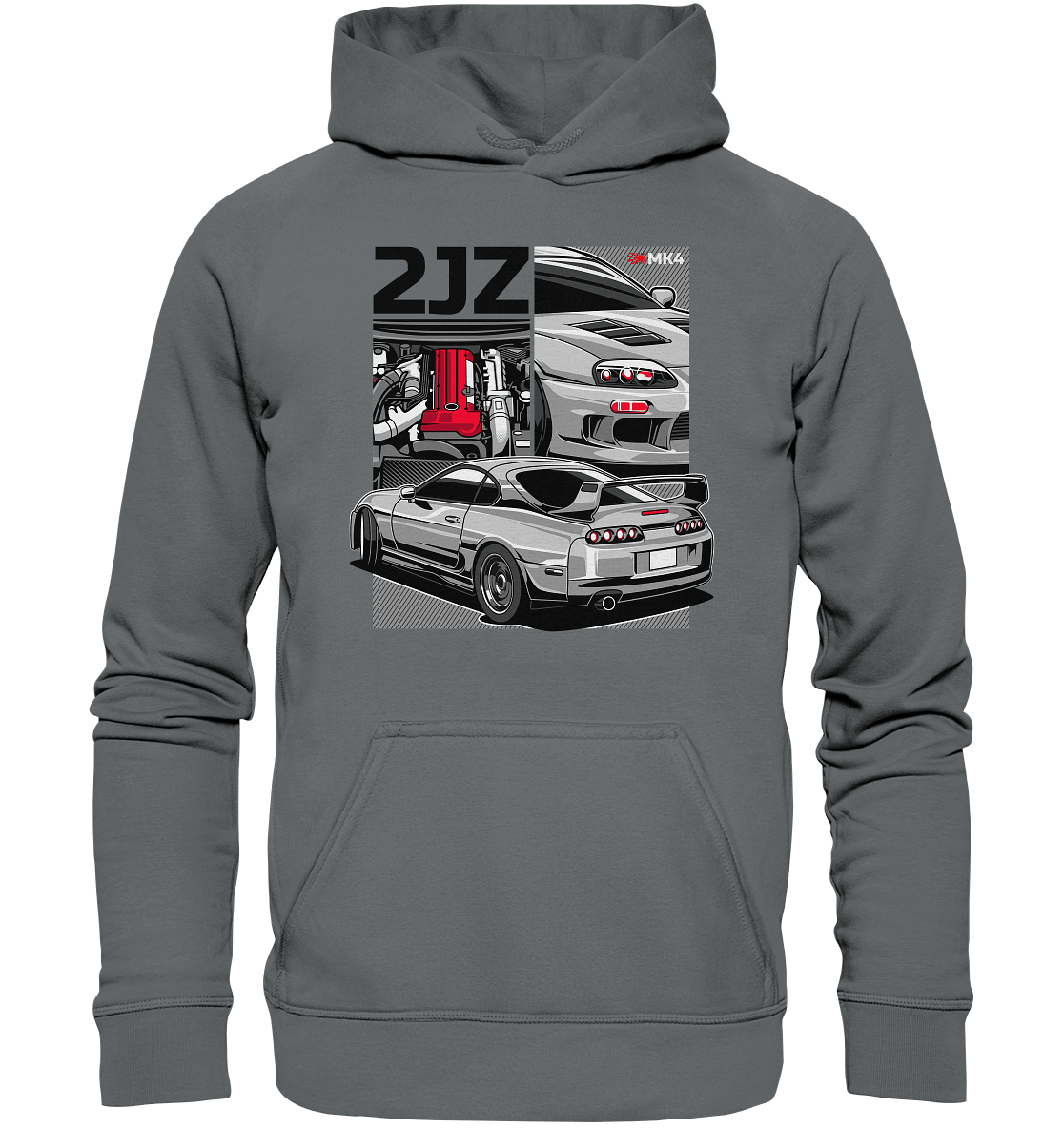 2JZ Supra - Basic Unisex Hoodie - MotoMerch.de