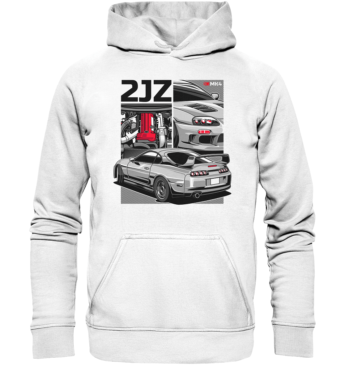 2JZ Supra - Basic Unisex Hoodie - MotoMerch.de