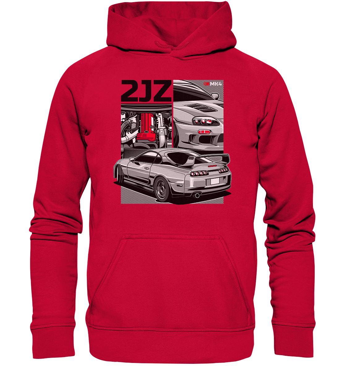 2JZ Supra - Basic Unisex Hoodie - MotoMerch.de
