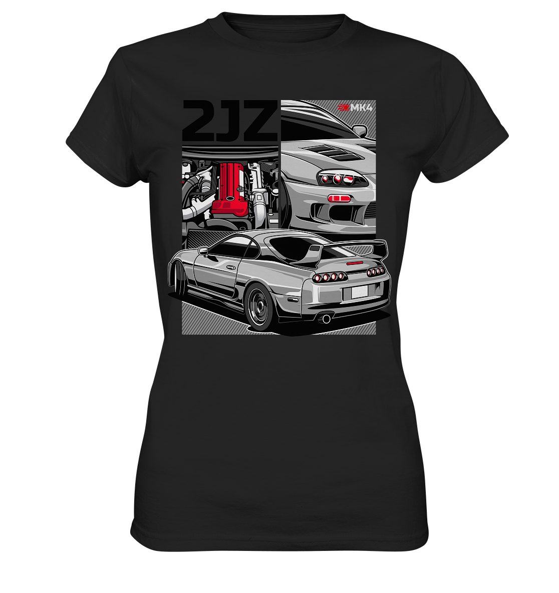 2JZ Supra - Ladies Premium Shirt - MotoMerch.de