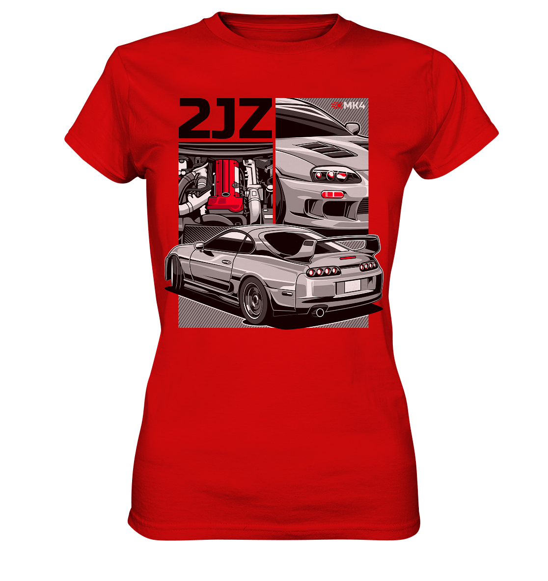 2JZ Supra - Ladies Premium Shirt - MotoMerch.de