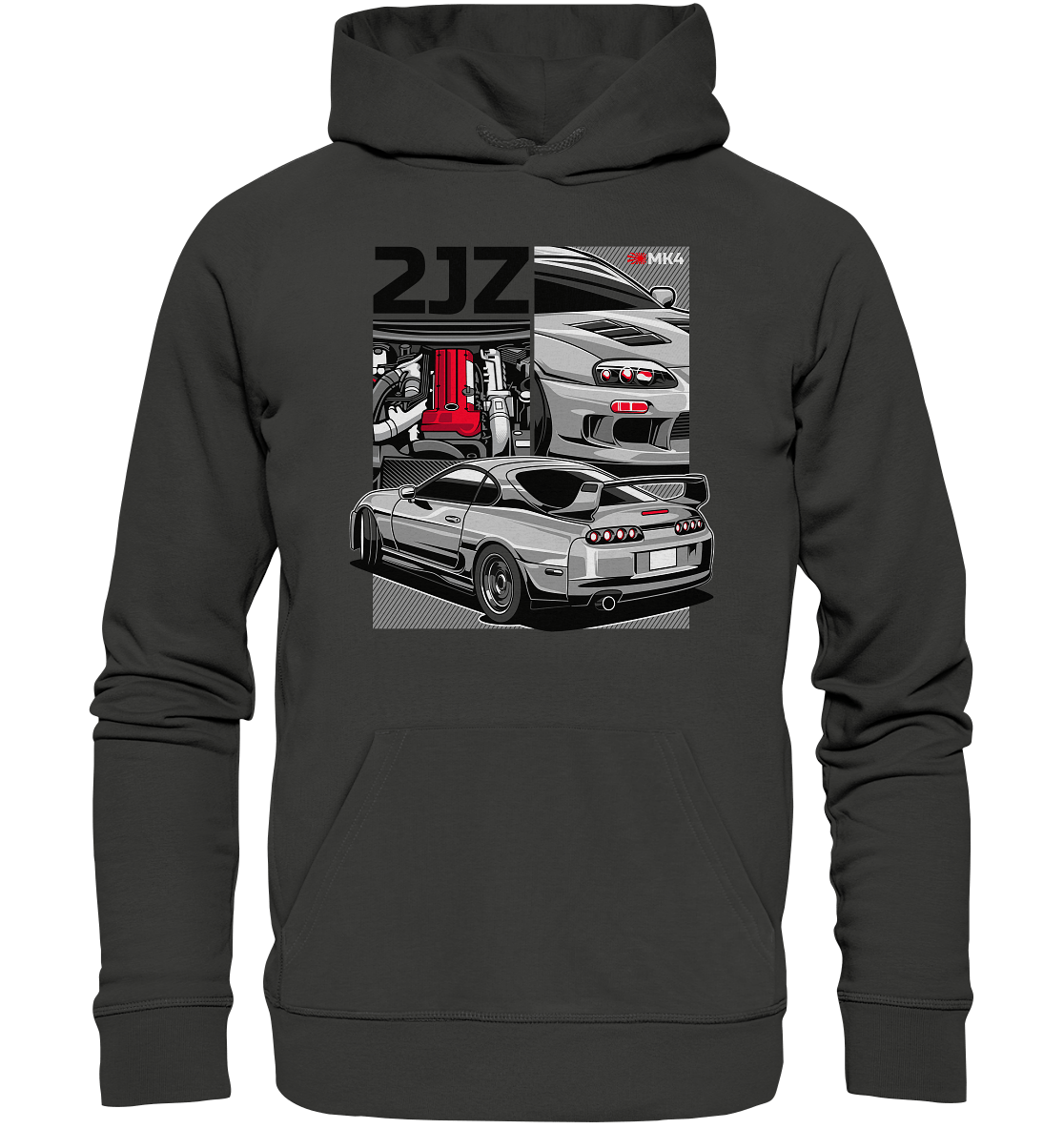 2JZ Supra - Premium Unisex Hoodie - MotoMerch.de