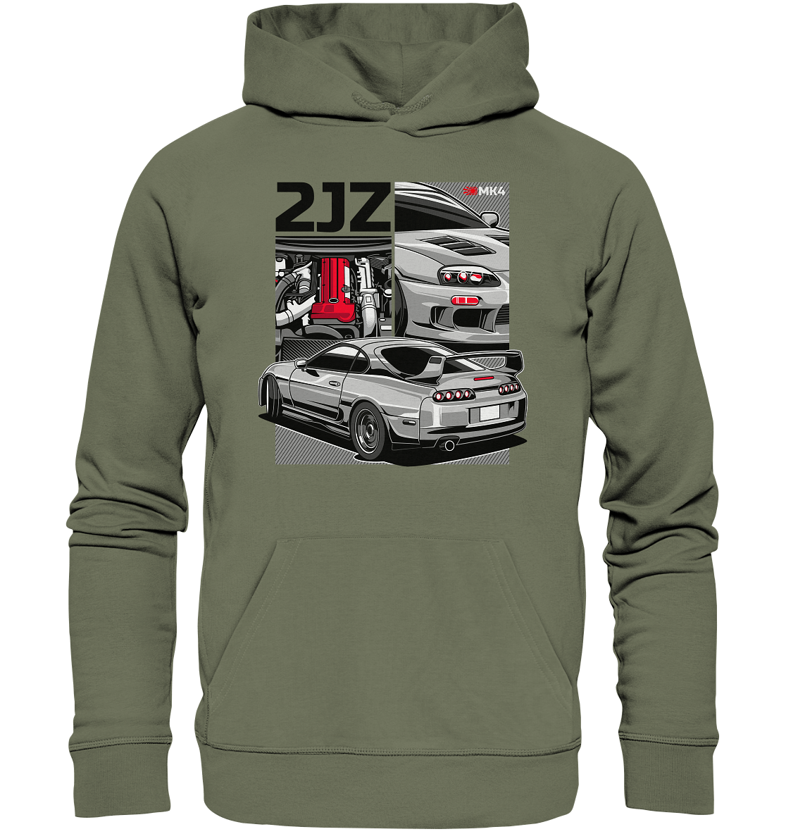 2JZ Supra - Premium Unisex Hoodie - MotoMerch.de