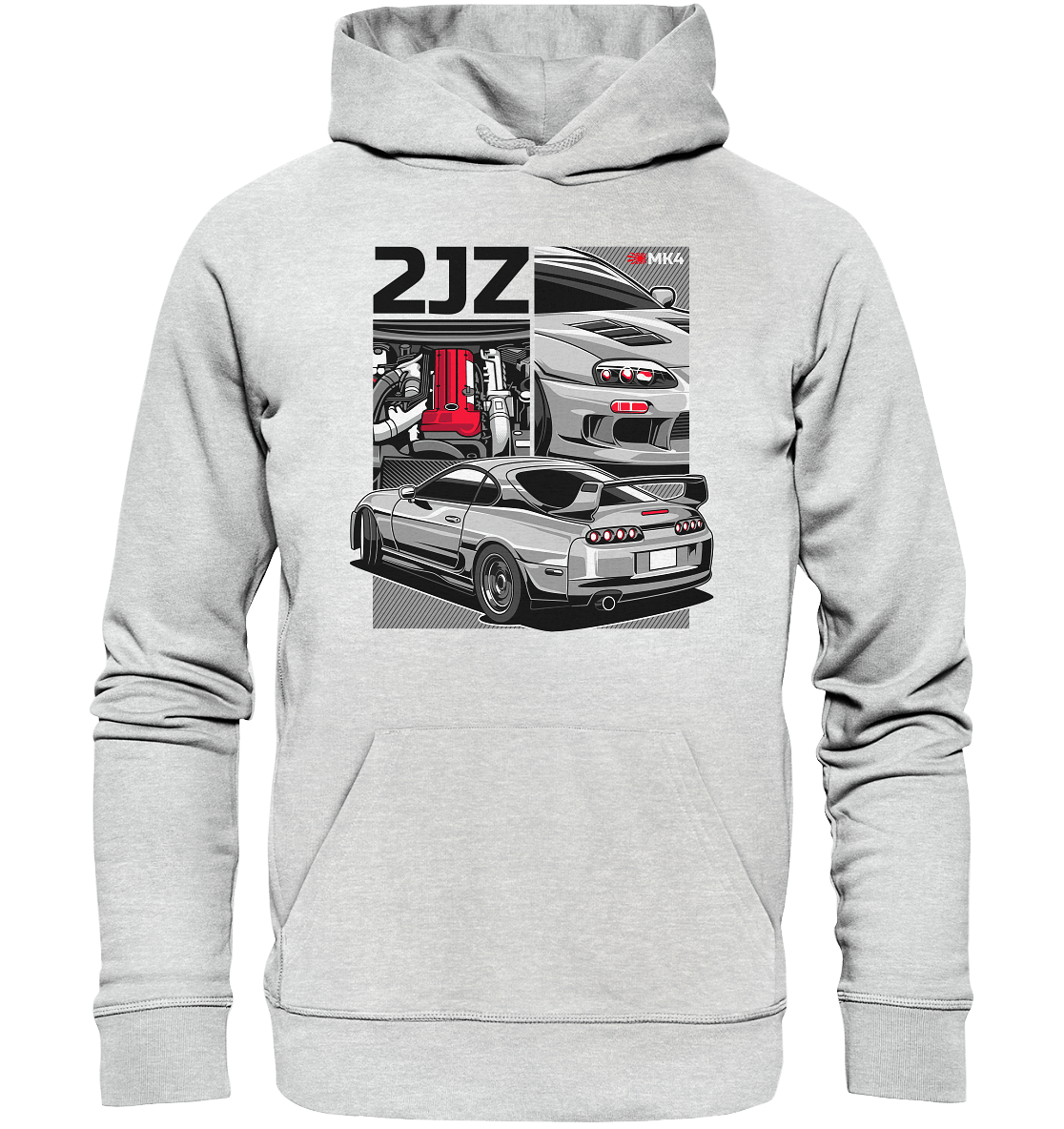 2JZ Supra - Premium Unisex Hoodie - MotoMerch.de