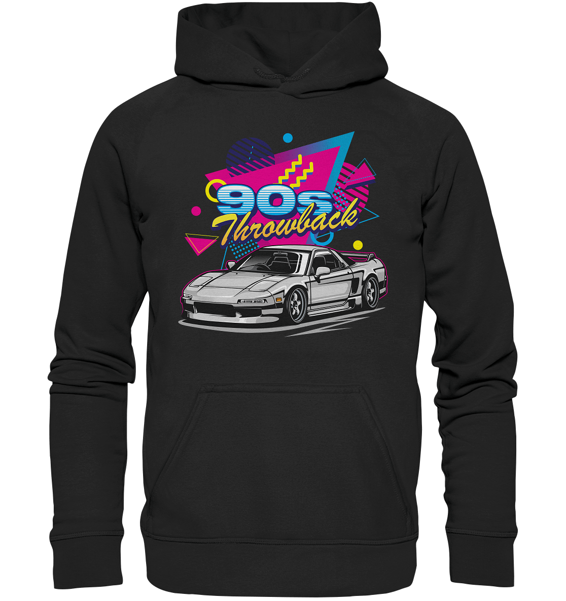 90s Throwback Honda NSX - Basic Unisex Hoodie - MotoMerch.de