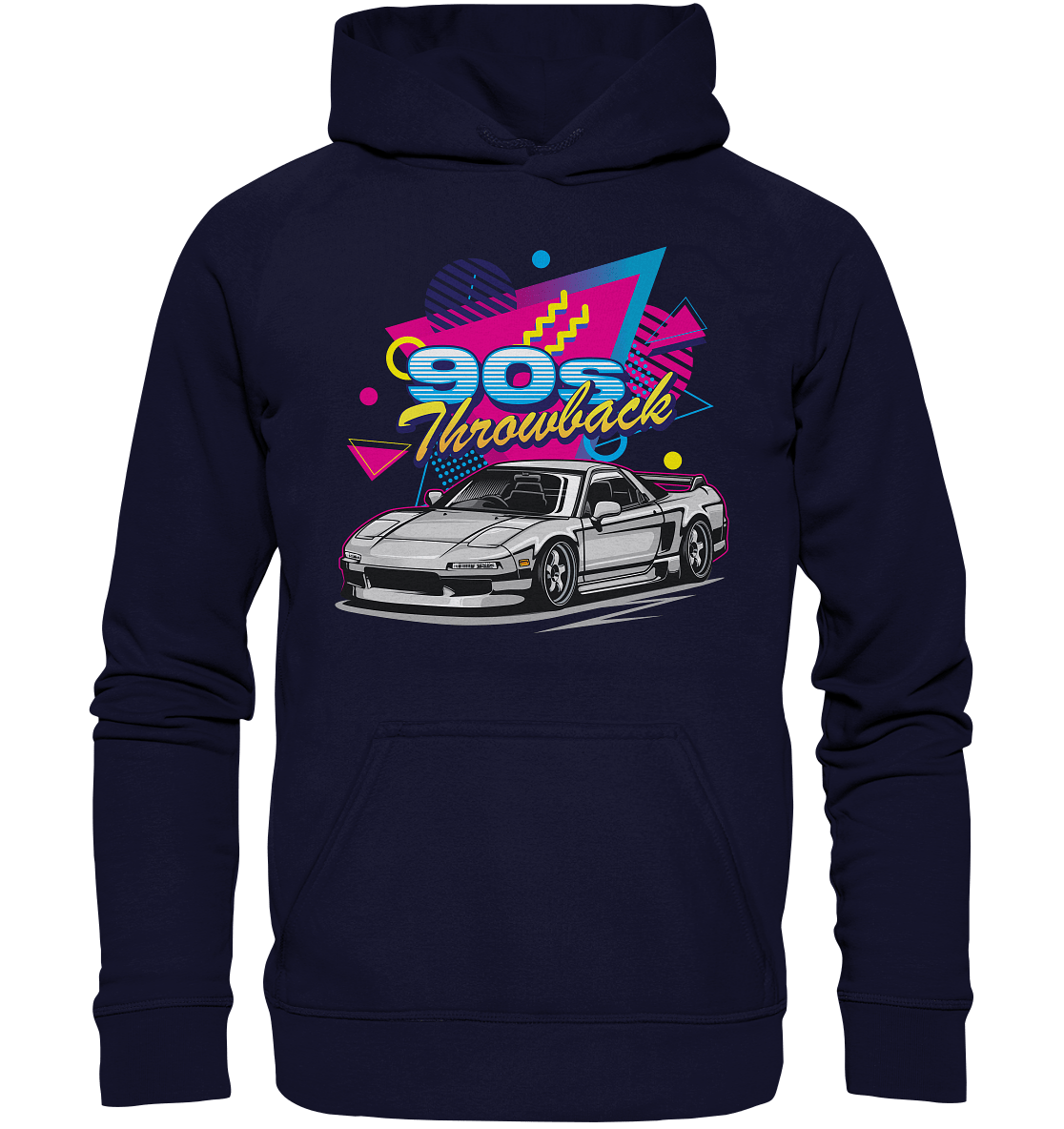 90s Throwback Honda NSX - Basic Unisex Hoodie - MotoMerch.de