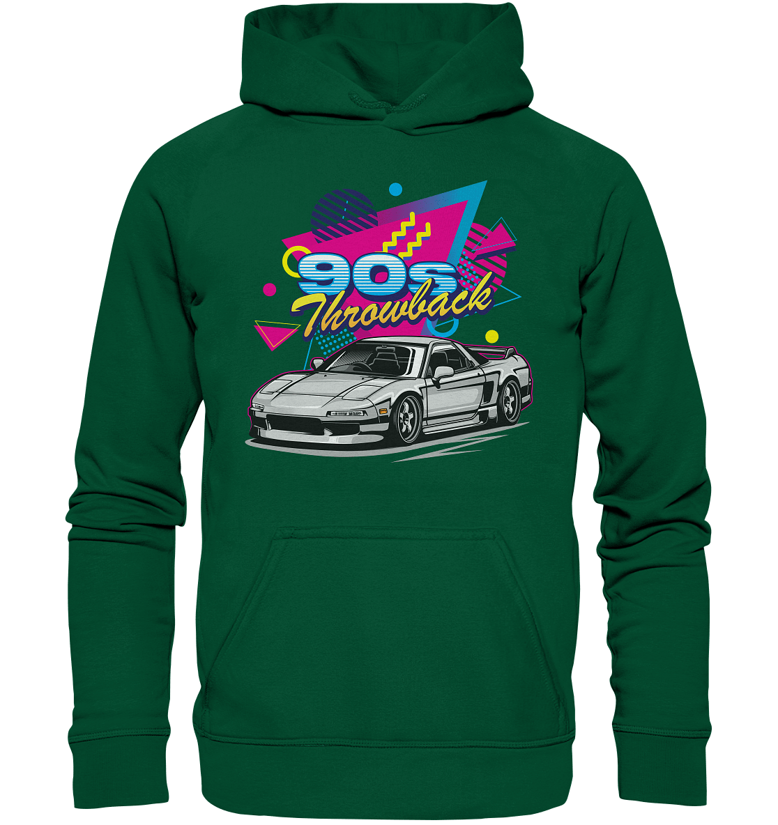 90s Throwback Honda NSX - Basic Unisex Hoodie - MotoMerch.de