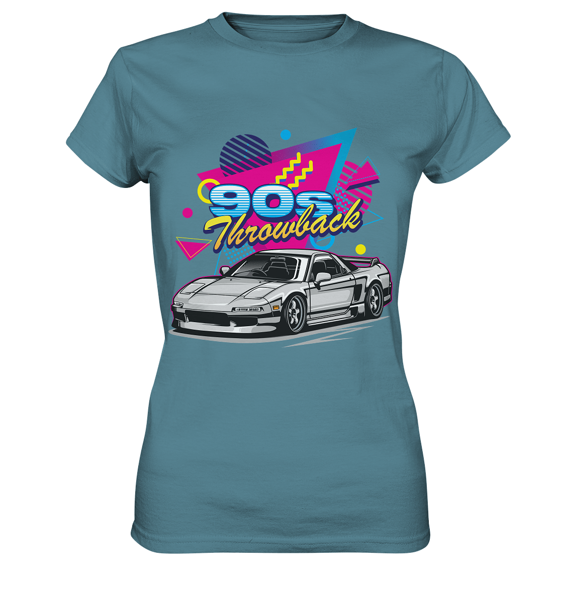 90s Throwback Honda NSX - Ladies Premium Shirt - MotoMerch.de