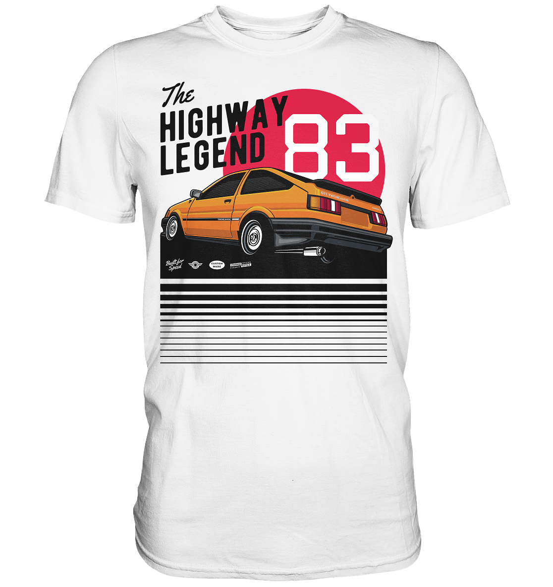 AE86 Corolla Levin - Premium Shirt - MotoMerch.de