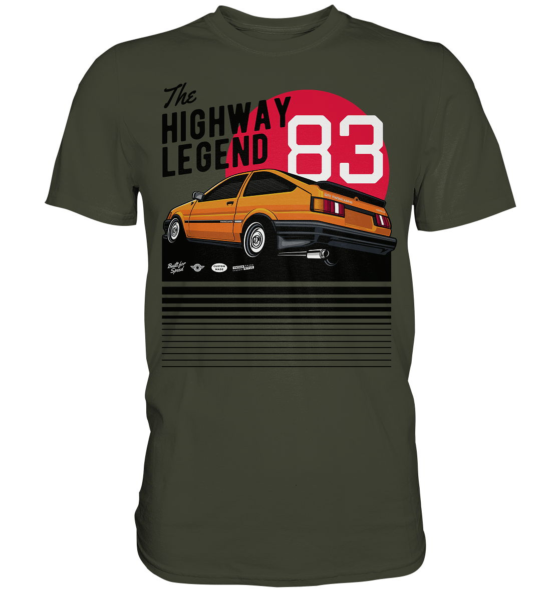 AE86 Corolla Levin - Premium Shirt - MotoMerch.de