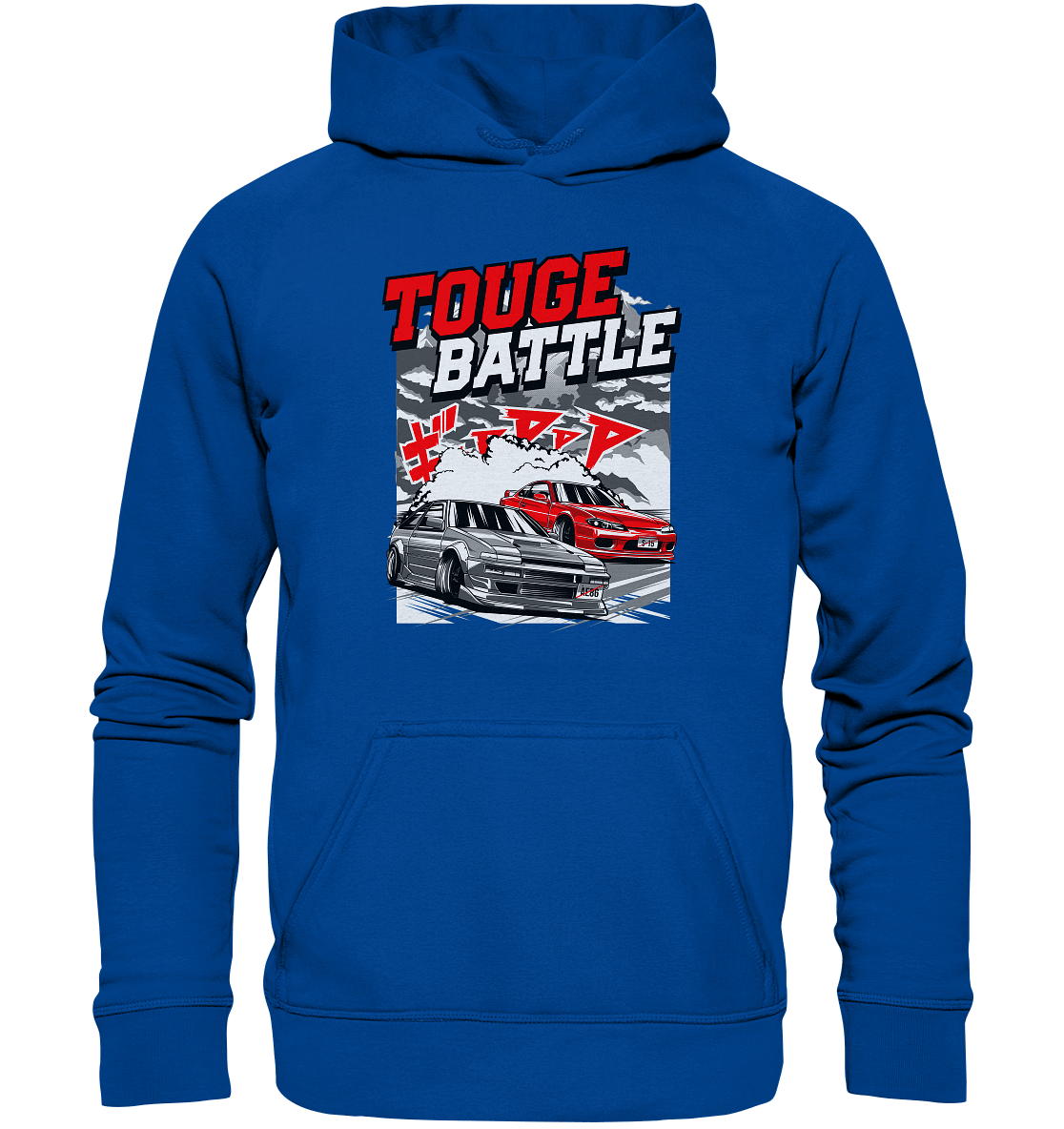 AE86 vs. S15 Touge - Basic Unisex Hoodie - MotoMerch.de