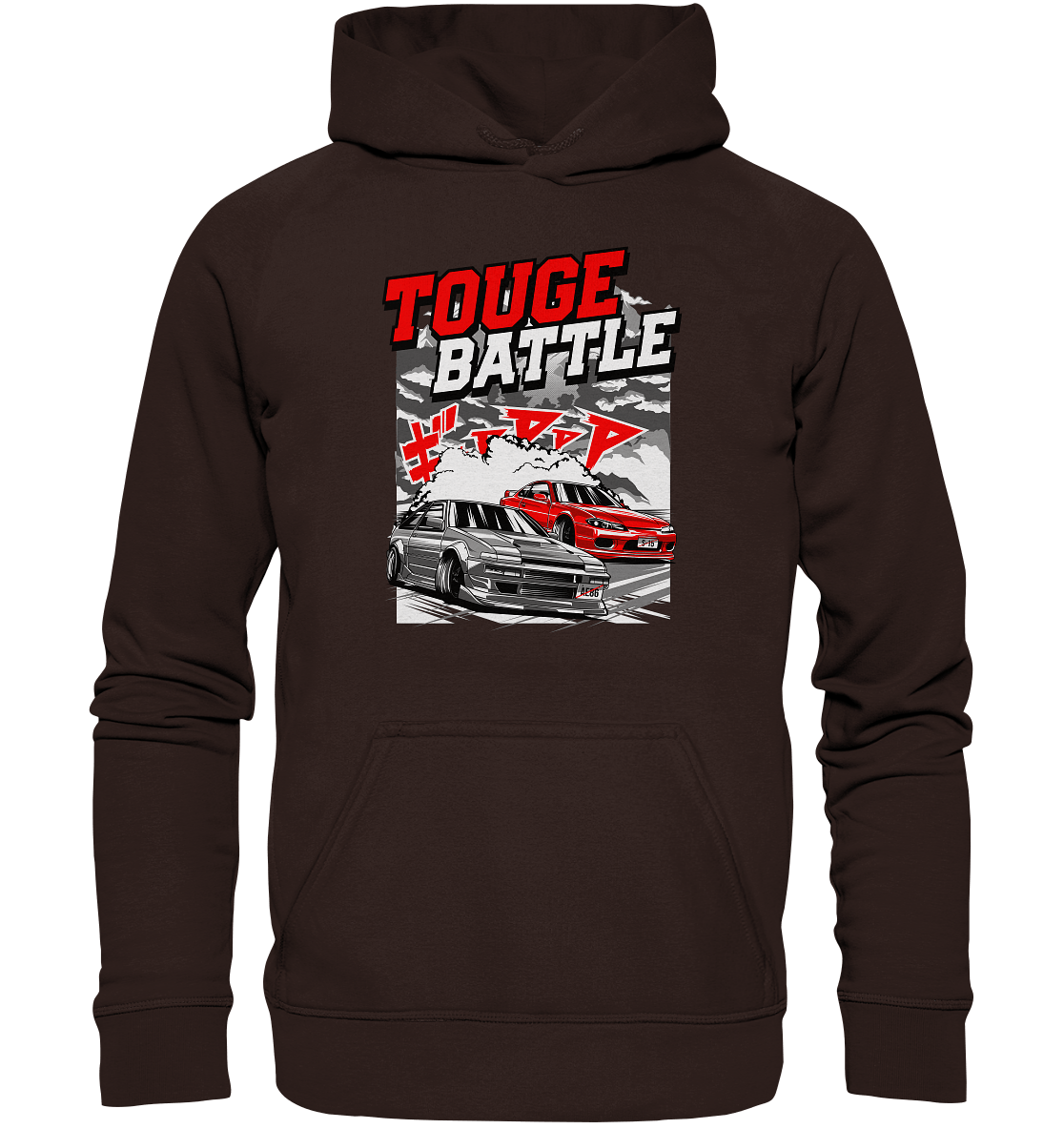 AE86 vs. S15 Touge - Basic Unisex Hoodie - MotoMerch.de