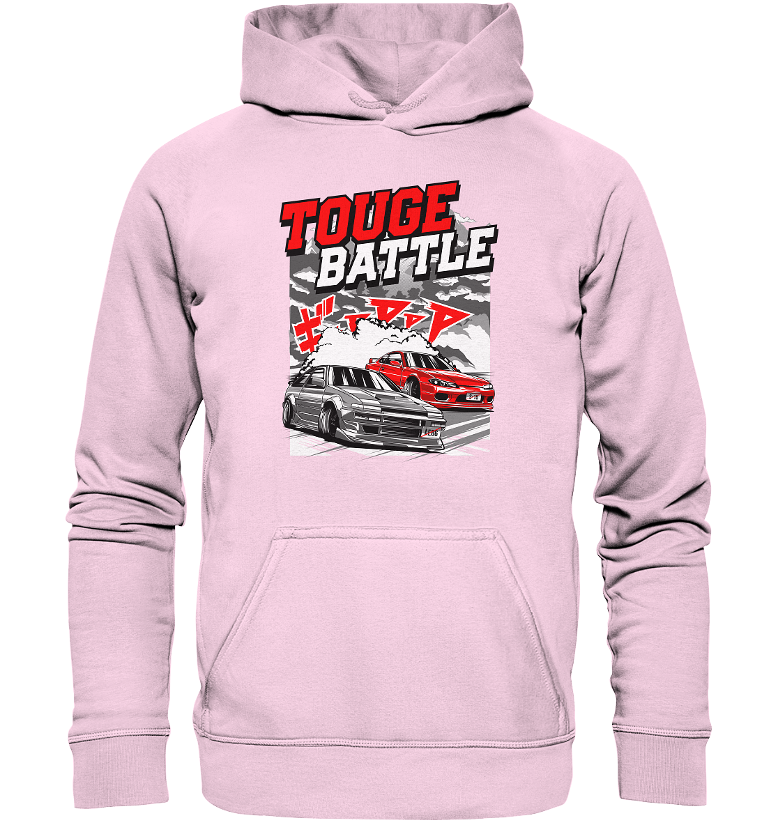 AE86 vs. S15 Touge - Basic Unisex Hoodie - MotoMerch.de